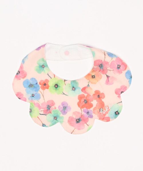 HAKKA BABY（ハッカベビー）の「[ベビー]花型スタイ（スタイ/よだれかけ・キッズ・ブルー/グレー/ピンク/ホワイト/キナリ/オフホワイト/パープル・FREE）」の7枚目の写真