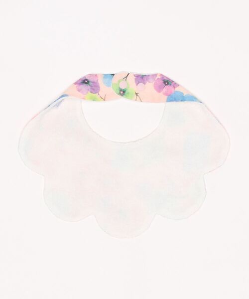 HAKKA BABY（ハッカベビー）の「[ベビー]花型スタイ（スタイ/よだれかけ・キッズ・ブルー/グレー/ピンク/ホワイト/キナリ/オフホワイト/パープル・FREE）」の8枚目の写真