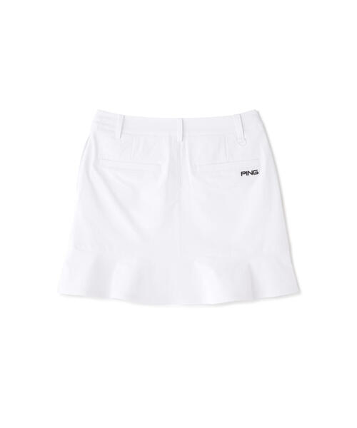 再再再値下げ 新品　PINGピン　シャツ＆スカートLL　 白ホワイト ピン レディース ゴルフウェア スカート 春 夏 23SS 全方向