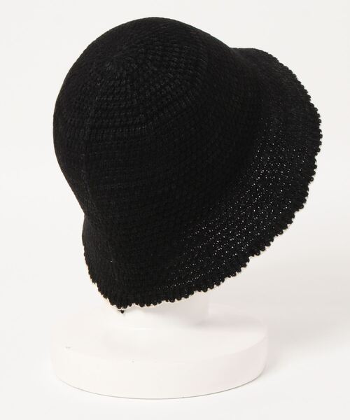 Me%(ミィパーセント)の「スカラップハット(ハット・レディース・ブラック系その他/ホワイト系その他・FREE)」の3枚目の写真