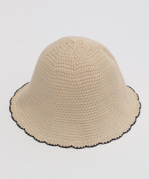 Me%(ミィパーセント)の「スカラップハット(ハット・レディース・ブラック系その他/ホワイト系その他・FREE)」の10枚目の写真