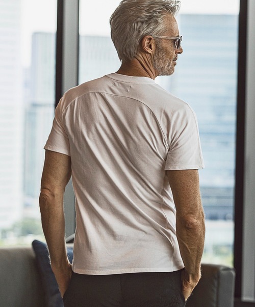 1PIU1UGUALE3 RELAX(ウノピゥウノウグァーレトレ)ランダムラインストーン半袖Tシャツ（Tシャツ/カットソー）｜1PIU1UGUALE3 RELAX （ウノピゥウノウグァーレトレ リラックス）