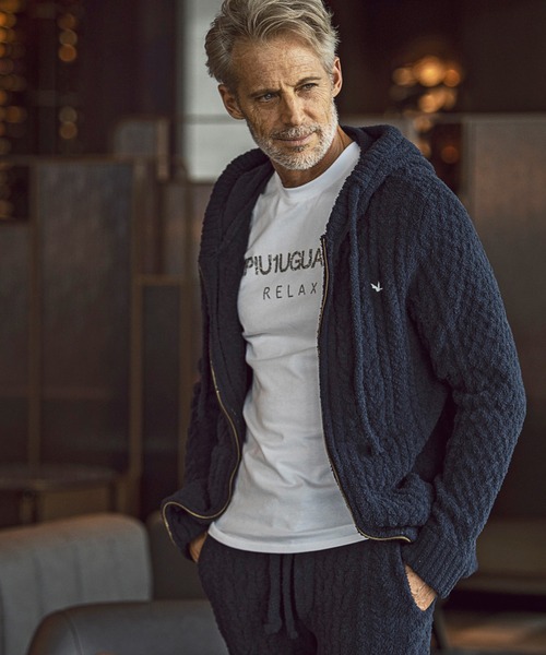 1PIU1UGUALE3 RELAX(ウノピゥウノウグァーレトレ)ランダムラインストーン半袖Tシャツ（Tシャツ/カットソー）｜1PIU1UGUALE3 RELAX （ウノピゥウノウグァーレトレ リラックス）