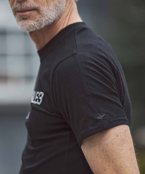 1PIU1UGUALE3 RELAX(ウノピゥウノウグァーレトレ)ランダムラインストーン半袖Tシャツ（Tシャツ/カットソー）｜1PIU1UGUALE3 RELAX （ウノピゥウノウグァーレトレ リラックス）