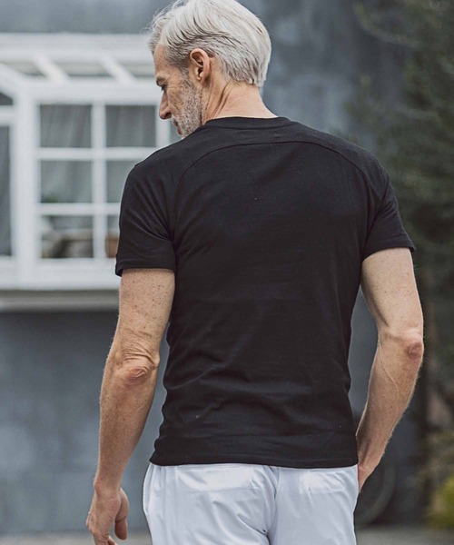 1PIU1UGUALE3 RELAX(ウノピゥウノウグァーレトレ)ランダムラインストーン半袖Tシャツ（Tシャツ/カットソー）｜1PIU1UGUALE3 RELAX （ウノピゥウノウグァーレトレ リラックス）