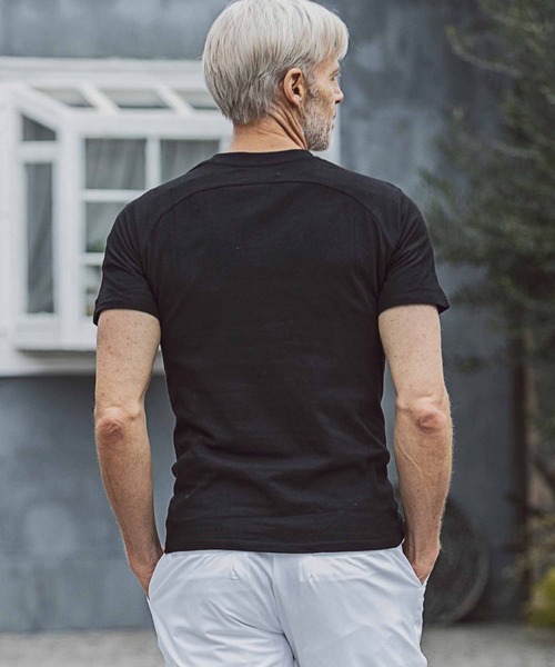 1PIU1UGUALE3 RELAX(ウノピゥウノウグァーレトレ)ランダムラインストーン半袖Tシャツ（Tシャツ/カットソー）｜1PIU1UGUALE3 RELAX （ウノピゥウノウグァーレトレ リラックス）