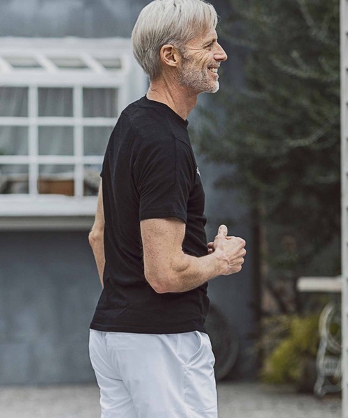 1PIU1UGUALE3 RELAX(ウノピゥウノウグァーレトレ)ランダムラインストーン半袖Tシャツ（Tシャツ/カットソー）｜1PIU1UGUALE3 RELAX （ウノピゥウノウグァーレトレ リラックス）