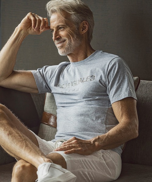 1PIU1UGUALE3 RELAX(ウノピゥウノウグァーレトレ)ランダムラインストーン半袖Tシャツ（Tシャツ/カットソー）｜1PIU1UGUALE3 RELAX （ウノピゥウノウグァーレトレ リラックス）