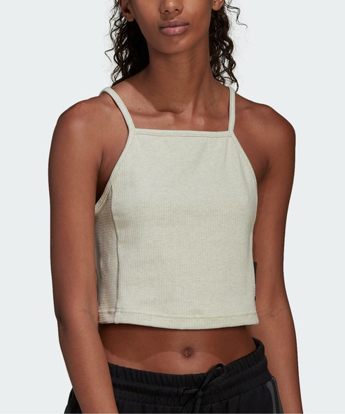 セール スタジオ ラウンジ リブ タンクトップ ヨガウェア アディダス レディース タンクトップ Adidas アディダス のファッション通販 Zozotown