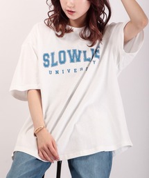 Sunsweet SLOWLIFEロゴ半袖Tシャツ