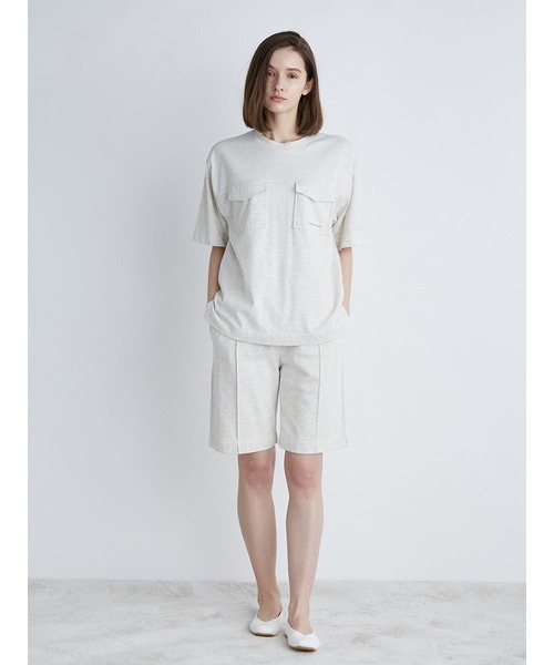 gelato pique（ジェラートピケ）の「【UNISEX】2ポケットプルオーバー（Tシャツ/カットソー・レディース・ネイビー/グレー・M-L/S-M）」の15枚目の写真