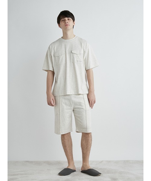 gelato pique（ジェラートピケ）の「【UNISEX】2ポケットプルオーバー（Tシャツ/カットソー・レディース・ネイビー/グレー・M-L/S-M）」の16枚目の写真