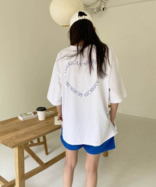 Dalfwin（ダールフィン）の「韓国ファッションハートプリント半袖Tシャツ（Tシャツ/カットソー・レディース・ホワイト/ピンク/グリーン/グレー系その他・FREE）」の17枚目の写真