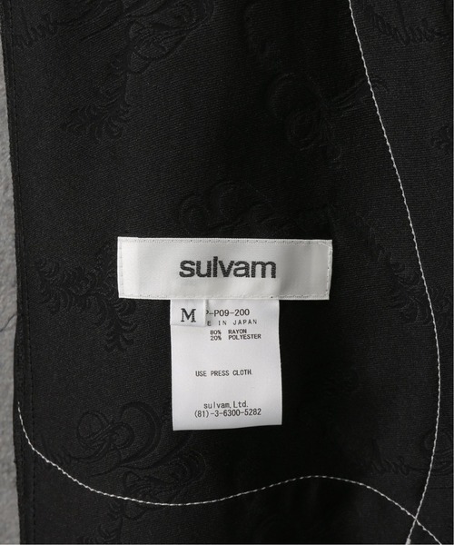 sulvam（サルバム）の「【SULVAM / サルバム】STITCH SLIM FLARE PANTS