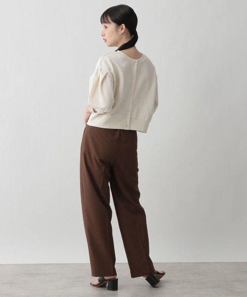 LOWRYS FARM(ローリーズファーム)の「2WAYカットカーディガン5分袖 287004(カーディガン/ボレロ・レディース・ブラック/グレー/グリーン/アイボリー・FREE)」の10枚目の写真