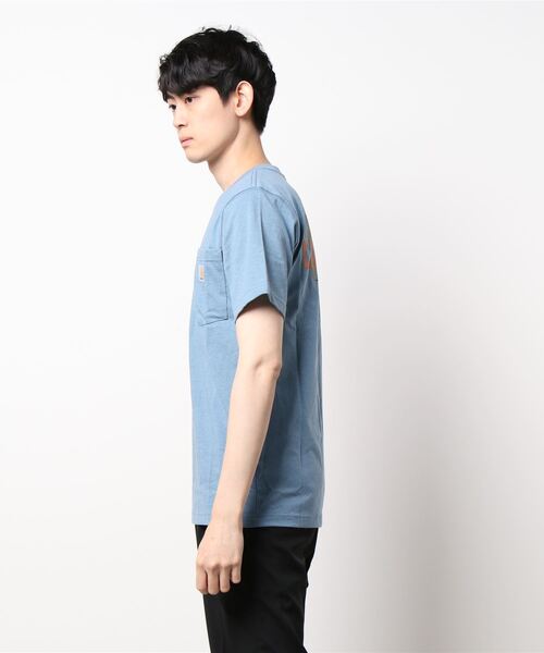Carhartt(カーハート)の「【Carhartt/カーハート】carhartt S/S POCKET OUTDOOR GRAPHIC TEE(UN)(Tシャツ/カットソー・メンズ・サックスブルー/ブルー・SMALL)」の3枚目の写真