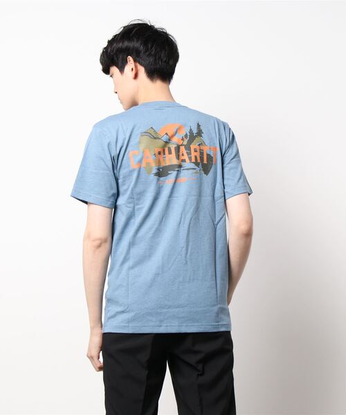Carhartt(カーハート)の「【Carhartt/カーハート】carhartt S/S POCKET OUTDOOR GRAPHIC TEE(UN)(Tシャツ/カットソー・メンズ・サックスブルー/ブルー・SMALL)」の5枚目の写真