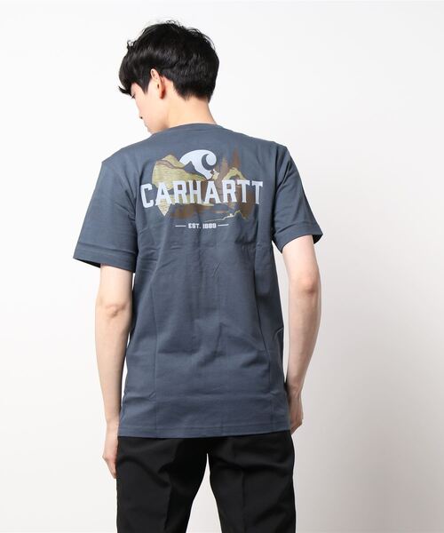 Carhartt(カーハート)の「【Carhartt/カーハート】carhartt S/S POCKET OUTDOOR GRAPHIC TEE(UN)(Tシャツ/カットソー・メンズ・サックスブルー/ブルー・SMALL)」の4枚目の写真