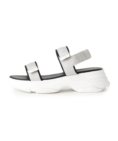 SHOO・LA・RUE（シューラルー）の「◆厚底スポサン（サンダル・レディース・ライトグレー/ブラック/ライトベージュ・35/45）」の6枚目の写真