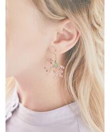 Maison de FLEUR | アジサイビーズピアス(ピアス(両耳用))