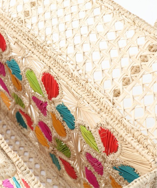 JARDIN DEL CIELO（ジャルディン デル シエロ）の「【JARDIN DEL CIELO/ジャーディンデルシエロ】FLORES MULTI BAG：カゴバッグ（ショルダーバッグ・レディース・アイボリー・FREE）」の10枚目の写真