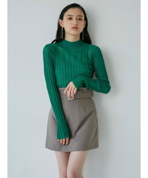 MURUA（ムルーア）の「バンプシアータートル（ニット/セーター・レディース・ブラック/オレンジ/グリーン/ホワイト・FREE）」の19枚目の写真