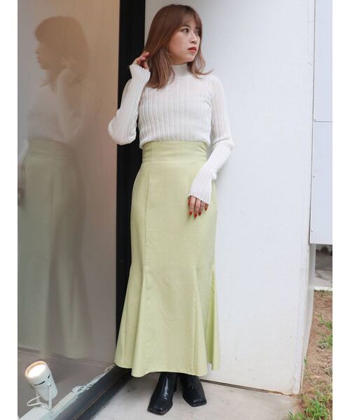 MURUA（ムルーア）の「バンプシアータートル（ニット/セーター・レディース・ブラック/オレンジ/グリーン/ホワイト・FREE）」の20枚目の写真