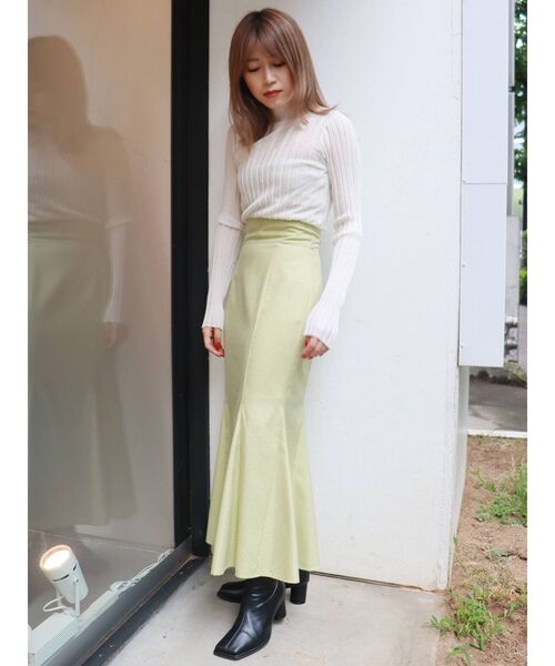 MURUA（ムルーア）の「バンプシアータートル（ニット/セーター・レディース・ブラック/オレンジ/グリーン/ホワイト・FREE）」の10枚目の写真