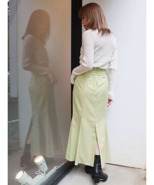 MURUA（ムルーア）の「バンプシアータートル（ニット/セーター・レディース・ブラック/オレンジ/グリーン/ホワイト・FREE）」の6枚目の写真