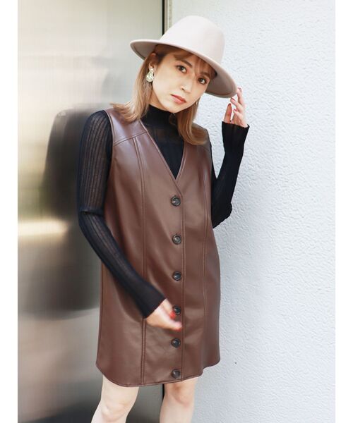 MURUA（ムルーア）の「バンプシアータートル（ニット/セーター・レディース・ブラック/オレンジ/グリーン/ホワイト・FREE）」の18枚目の写真