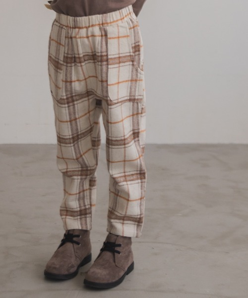 pairmanon（ペアマノン）の「ユニセックス起毛サルエル風パンツ（その他パンツ・キッズ・ベージュ系その他5/ブラウン系その他4/ブルー系その他3/ブルー系その他4/ベージュ系その他7/ダークネイビー/グレー系その他6・110/150/130/100/90/120/140）」の5枚目の写真