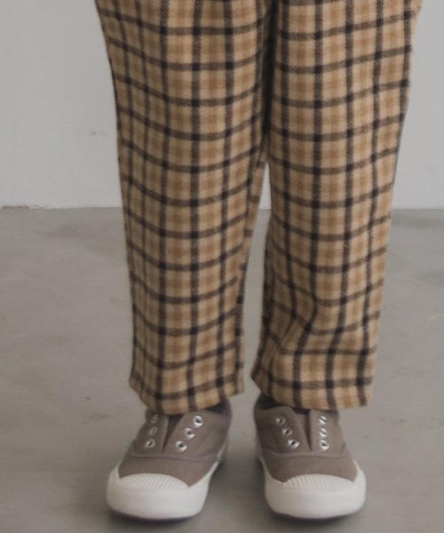 pairmanon（ペアマノン）の「ユニセックス起毛サルエル風パンツ（その他パンツ・キッズ・ベージュ系その他5/ブラウン系その他4/ブルー系その他3/ブルー系その他4/ベージュ系その他7/ダークネイビー/グレー系その他6・110/150/130/100/90/120/140）」の17枚目の写真