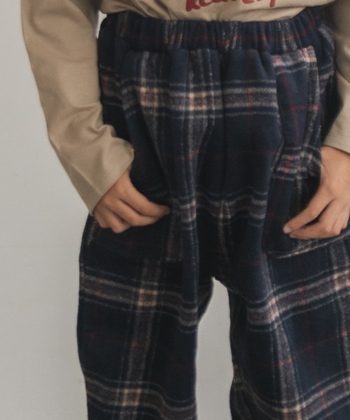 pairmanon（ペアマノン）の「ユニセックス起毛サルエル風パンツ（その他パンツ・キッズ・ベージュ系その他5/ブラウン系その他4/ブルー系その他3/ブルー系その他4/ベージュ系その他7/ダークネイビー/グレー系その他6・110/150/130/100/90/120/140）」の21枚目の写真