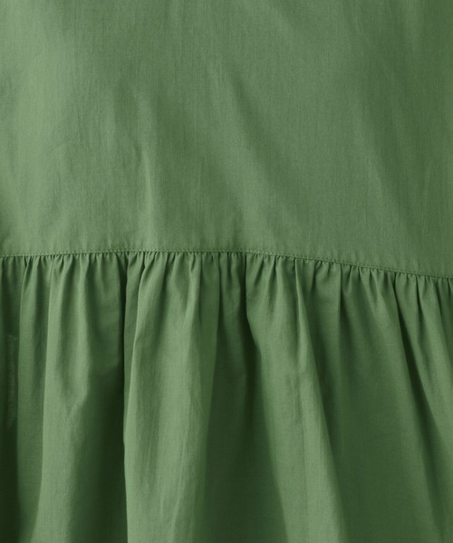 LOWRYS FARM(ローリーズファーム)の「ボイルフリルチュニックシャツ 349138(シャツ/ブラウス・レディース・ホワイト/ブラック/グリーン・FREE)」の12枚目の写真