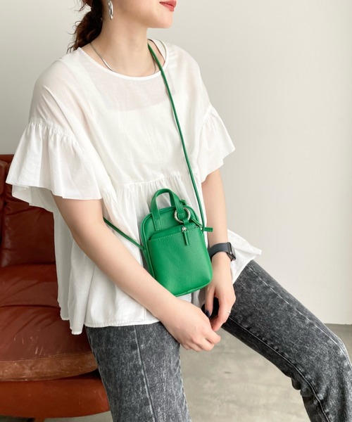 LOWRYS FARM(ローリーズファーム)の「ボイルフリルチュニックシャツ 349138(シャツ/ブラウス・レディース・ホワイト/ブラック/グリーン・FREE)」の15枚目の写真