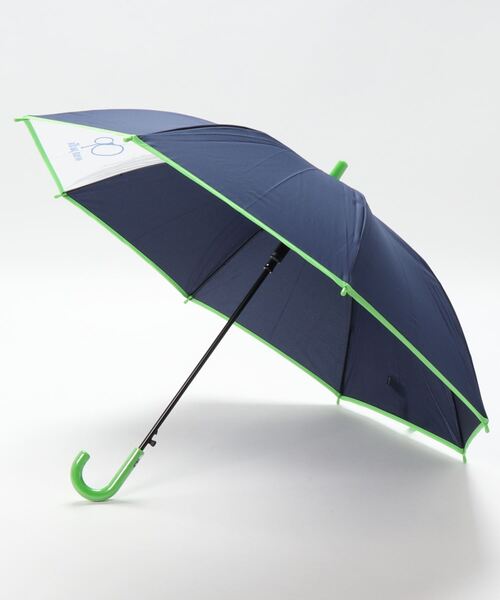 Ocean Pacific（オーシャンパシフィック）の「【OP:オーピー】キッズ長傘　お名前ネーム付き（長傘・キッズ・ブラック/ネイビー/ライム/ブルー・58/55）」の3枚目の写真
