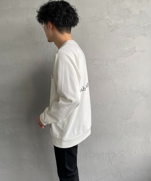 Manhattan Portage（マンハッタンポーテージ）の「[MANHATTAN PORTAGE/マンハッタンポーテージ] 別注 ポケット刺繍クルーネックスウェット（スウェット・レディース・ホワイト/ブラック/グリーン・S/M/L/XL）」の22枚目の写真