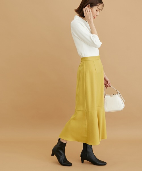 ROPE' PICNIC（ロペピクニック）の「ラナテックマーメイドスカート（スカート・レディース・ブラック/ブラウン/ブラウン系その他2/イエロー・36/38）」の9枚目の写真