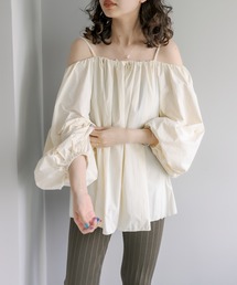 mystic（ミスティック）の「ナイロンオフショル2WAYブラウス（シャツ/ブラウス）」