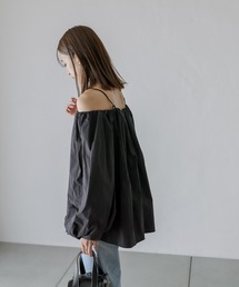 mystic | ナイロンオフショル2WAYブラウス(シャツ/ブラウス)