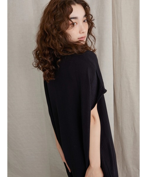 AMERICAN HOLIC（アメリカンホリック）の「Wガーゼカフタンワンピース（ワンピース・レディース・ブラック/アイボリー・FREE）」の13枚目の写真