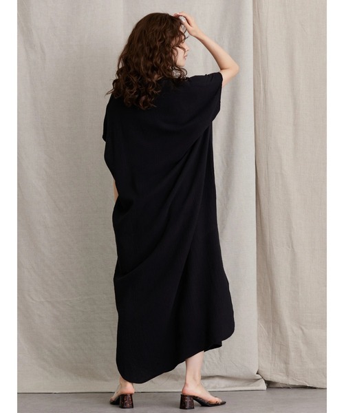 AMERICAN HOLIC（アメリカンホリック）の「Wガーゼカフタンワンピース（ワンピース・レディース・ブラック/アイボリー・FREE）」の14枚目の写真