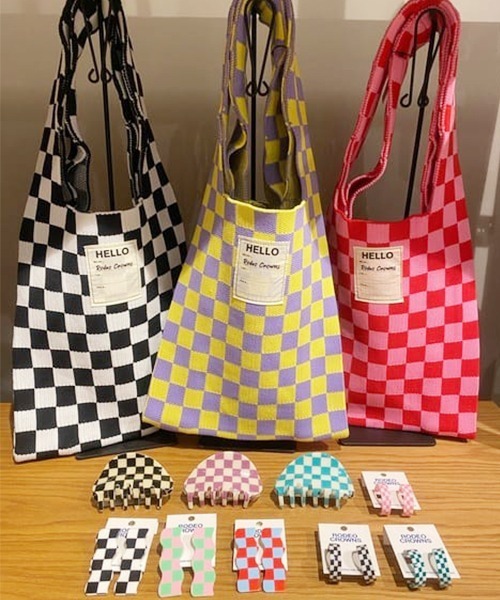 RODEO CROWNS WIDE BOWL（ロデオクラウンズワイドボウル）の「チェッカーフラッグバンスクリップ（バレッタ/ヘアクリップ・レディース・ブラック系その他/ブルー系その他/パープル系その他・FREE）」の17枚目の写真