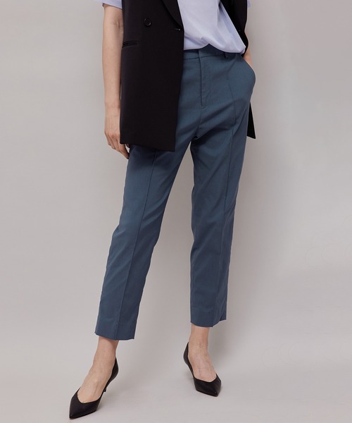 ROPE'（ロペ）の「ピンタックシガレットパンツ（その他パンツ・レディース・チャコールグレー/ブラウン/ブルー系その他4/ピンク・36/38/40）」の3枚目の写真
