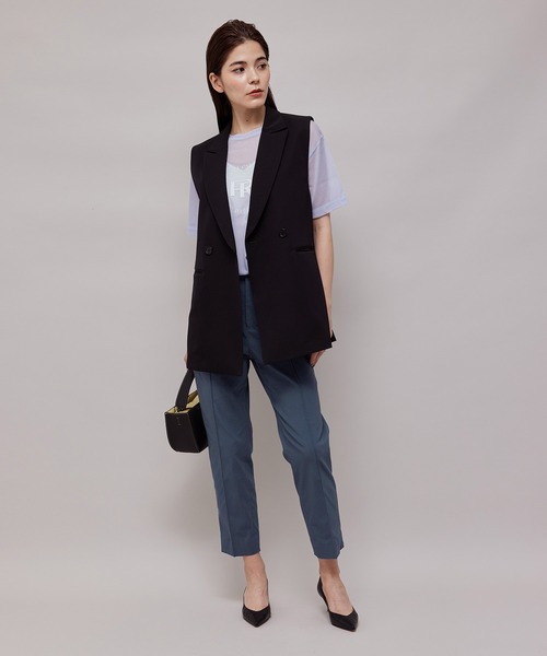 ROPE'（ロペ）の「ピンタックシガレットパンツ（その他パンツ・レディース・チャコールグレー/ブラウン/ブルー系その他4/ピンク・36/38/40）」の12枚目の写真