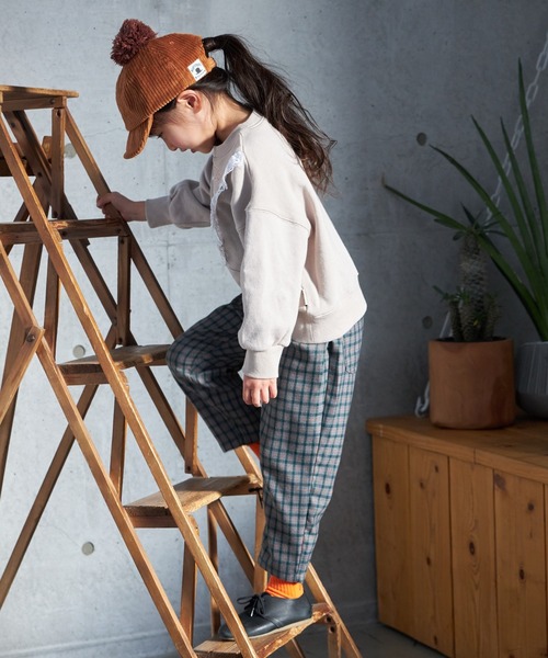 MAKE YOUR DAY(メイクユアデイ)の「チェック柄イージーパンツ■80~140cm(その他パンツ・キッズ・ブラック/グリーン/ブラウン・90/140/100/110/120/80/130)」の9枚目の写真