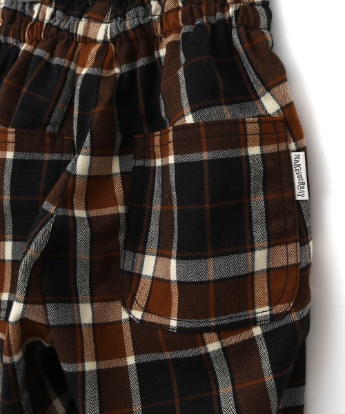 MAKE YOUR DAY(メイクユアデイ)の「チェック柄イージーパンツ■80~140cm(その他パンツ・キッズ・ブラック/グリーン/ブラウン・90/140/100/110/120/80/130)」の22枚目の写真