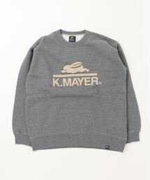 KRIFF MAYER Lady's Collection | 裏起毛ユルクルー(ワッペン)(スウェット)
