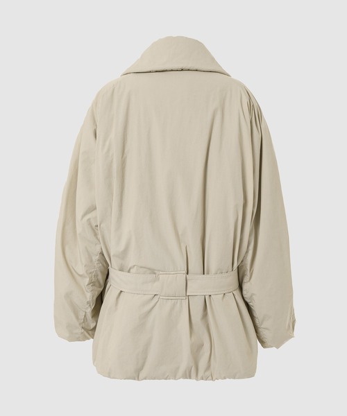 LEMAIRE(ルメール)の「WADDED SHORT TRENCH(トレンチコート・レディース・グレー・36/34)」の6枚目の写真