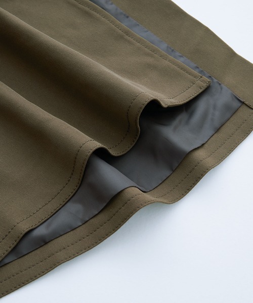 BONLECILL（ボンルシール）の「ラグランスリーブ 襟コーデュロイ オーバーハンティングジャケット（その他アウター・レディース・カーキ/ブラック/ベージュ/アイボリー/ネイビー・FREE）」の17枚目の写真